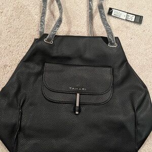 Tahari Black Leather-like Women's Bag